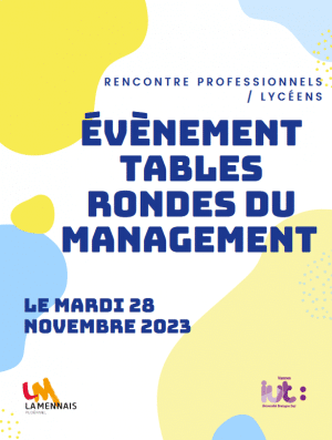 Des tables rondes du management organisées par six étudiants en BUT GEA