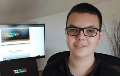 Ryann Dubois : étudiant en informatique, entrepreneur, et porteur de la flamme olympique